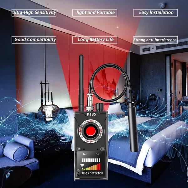 Imagem de Detector de câmera oculta Fallmist Fallmist 2024 com 6 níveis de sensibilidade