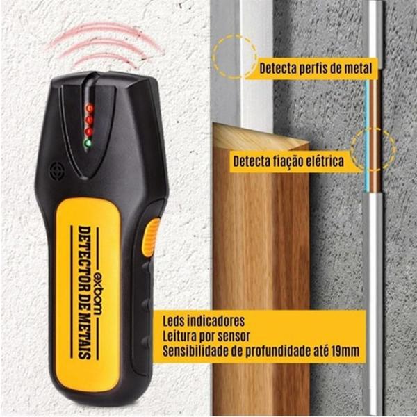 Imagem de Detector De Metais 3 Em 1 Digital Com Sensor De Sonda