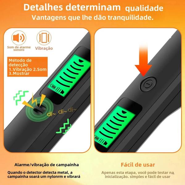 Imagem de Detector De Metais À Prova D'água IP66 Localizador Multiuso Subterrâneo Portátil De Alta