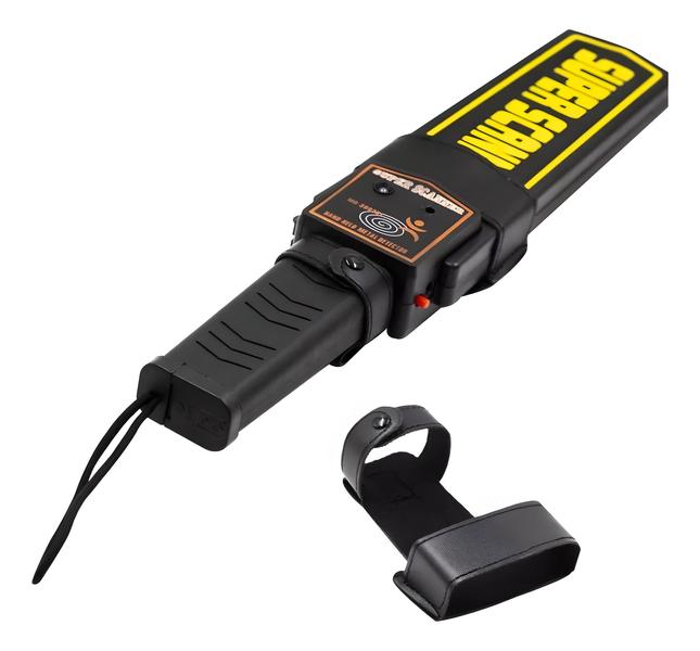 Detector De Metais Manual Portátil Com Bateria Recarregável Cor Preto - unity Imagem de Detector De Metais Manual Portátil Com Bateria Recarregável Cor Preto