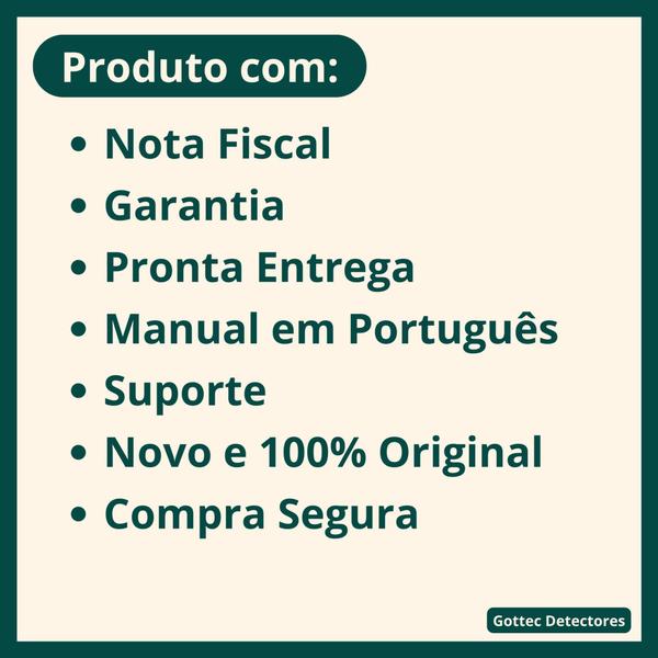 Imagem de Detector de Metais MD-4030P, Original, Importado, Nova Versão, Nota Fiscal e Garantia