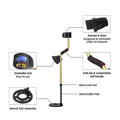 Imagem de Detector de metais Wokex MD3010II de alta sensibilidade