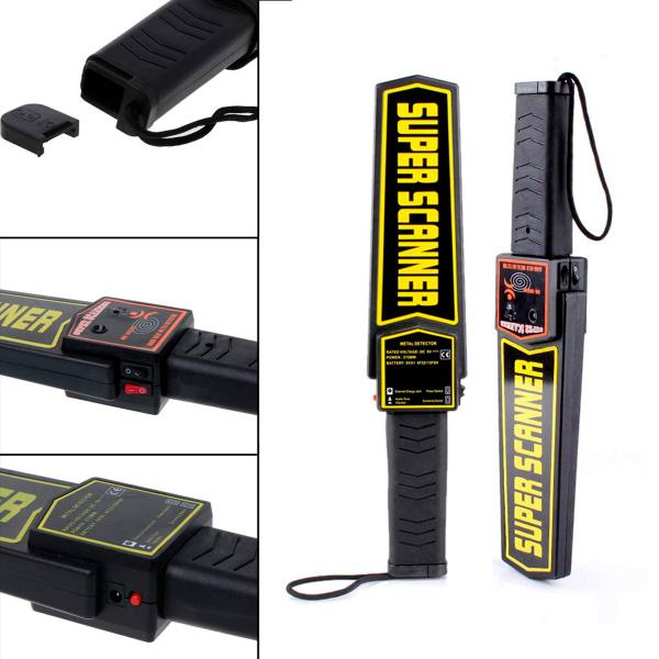 Detector De Metal Portátil Bastão Para Revista E Segurança Cor Preto - GENZO Imagem de Detector De Metal Portátil Bastão Para Revista E Segurança Cor Preto
