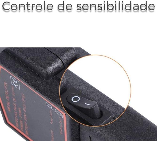 Imagem de Detector De Metal Portátil Profissional Alta Sensibilidade