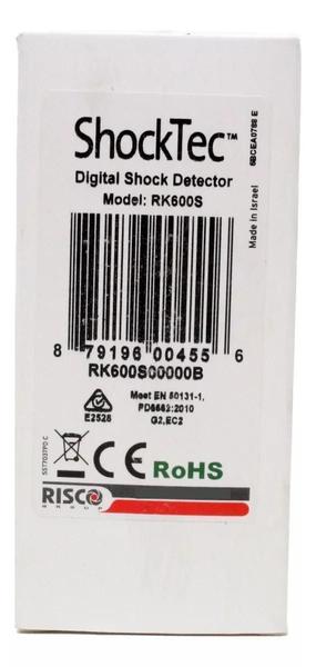 Imagem de Detector Digital De Impacto E Vibração Risco Shocktec Rk600S