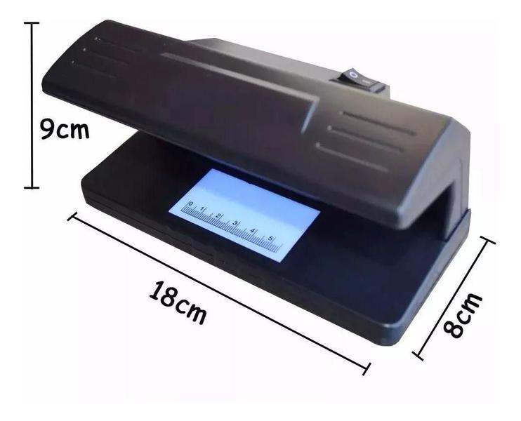 Imagem de Detector Dinheiro Nota Falsa Luz Negra Uv Identifica Cedula