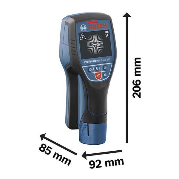 Imagem de Detector e Scanner de Parede D-TECT 120 com Bolsa - Bosch