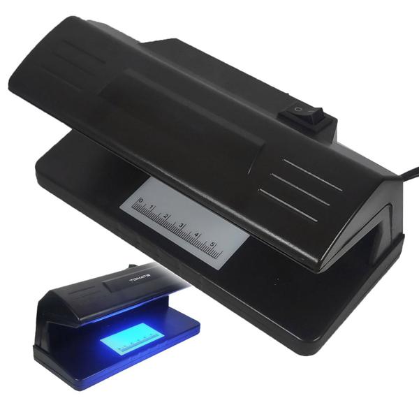Imagem de Detector Identificador Testador Notas Falsas Cartões Cheque Documentos Passaporte Luz Negra