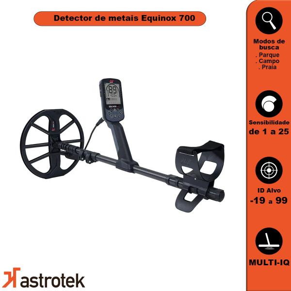 Imagem de Detector Metais Equinox 700 Prova D'agua Minelab Pro Find 15