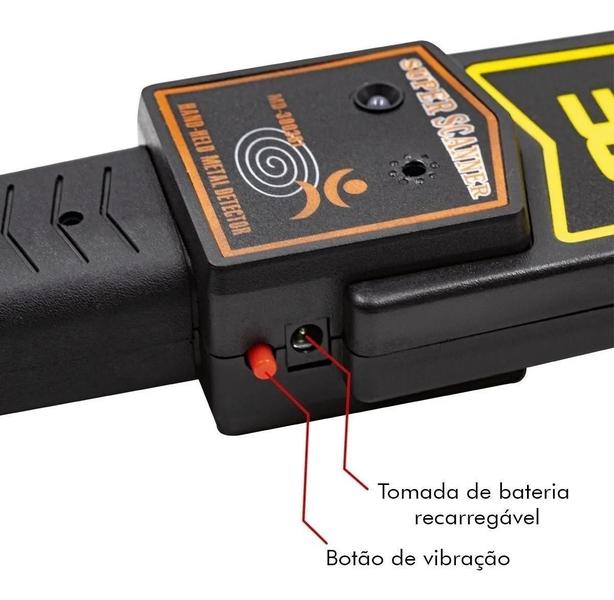 Imagem de Detector Metais Portatil Alta Sensibilidade Metal Scanner