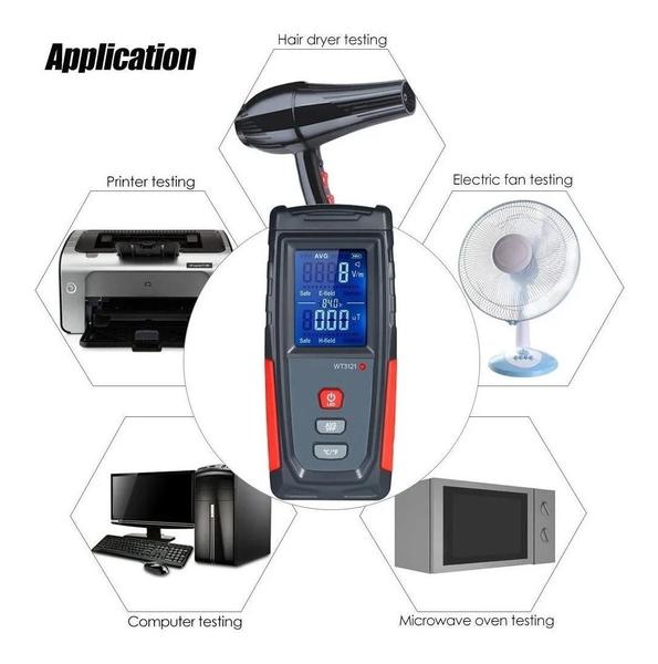 Imagem de Detector Radiação Eletromagnética Emf Wintact Wt3121