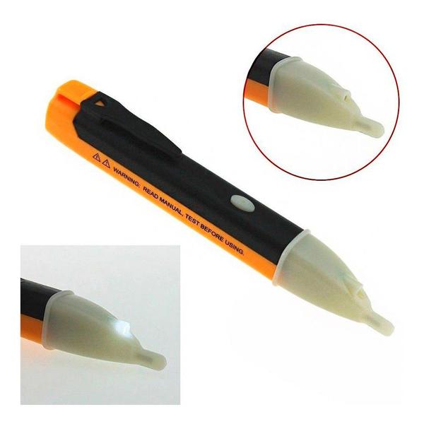 Detector Tensao Caneta energia LED corrente Medidor Sonoro Eletricidade Luminoso Ferramentas - AB MIDIA Imagem de Detector Tensao Caneta energia LED corrente Medidor Sonoro Eletricidade Luminoso Ferramentas