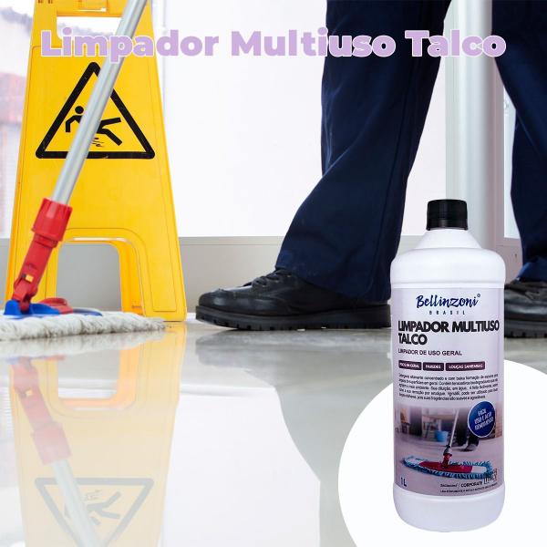 Detergente Concentrado Talco Limpador Multiuso Bellinzoni 1l Imagem de Detergente Concentrado Talco Limpador Multiuso Bellinzoni 1l