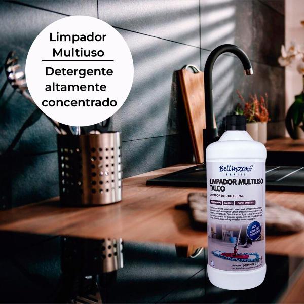 Detergente Concentrado Talco Limpador Multiuso Bellinzoni 1l Imagem de Detergente Concentrado Talco Limpador Multiuso Bellinzoni 1l