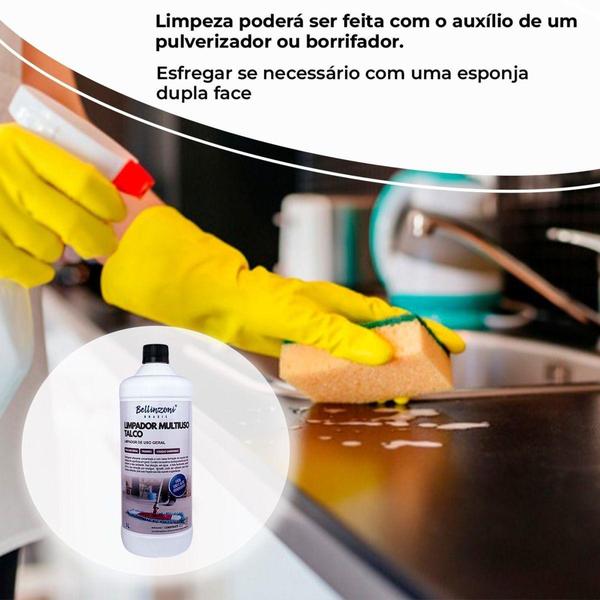 Imagem de Detergente Concentrado  Talco  Limpador Multiuso Bellinzoni 1l