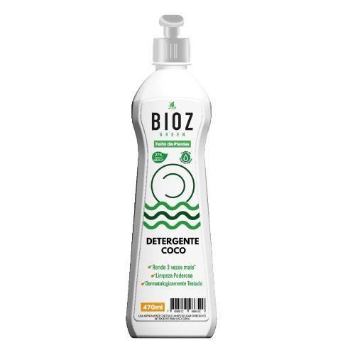 Imagem de Detergente De Coco Biodegradável Bioz Green 470Ml