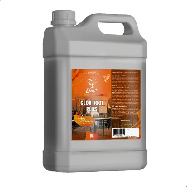 Detergente Desengordurante Clorado Lim+ 1001 SEVENGEL 5L Imagem de Detergente Desengordurante Clorado Lim+ 1001 SEVENGEL 5L