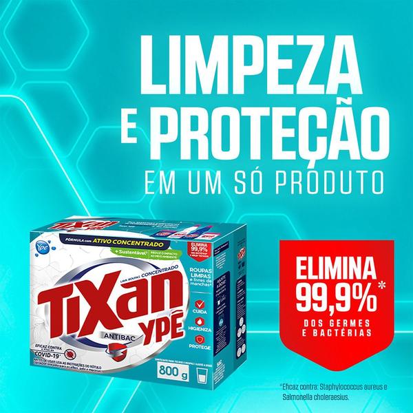 Imagem de Detergente em Pó Tixan Antibac Caixeta com 800g