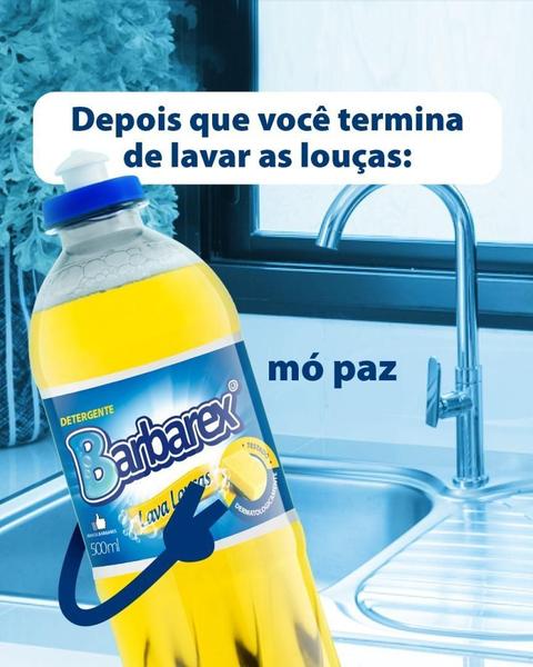 Imagem de Detergente Lava Louças Neutro Econômico 500 Ml Barbarex