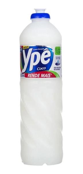 Imagem de Detergente Lava Louças Ypê Coco Toque Suave 500ml Kit 6