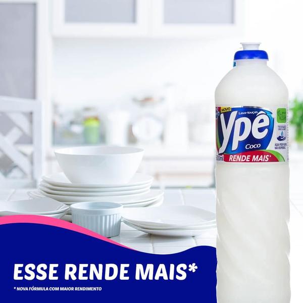 Imagem de Detergente Lava Louças Ypê Coco Toque Suave 500ml