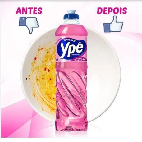 Imagem de Detergente Líquido Clear Care Ype Pack 6 Unidades 500ml 