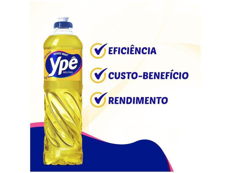 Imagem de Detergente Líquido Lava-Louças Ypê Neutro - Toque Suave 500ml