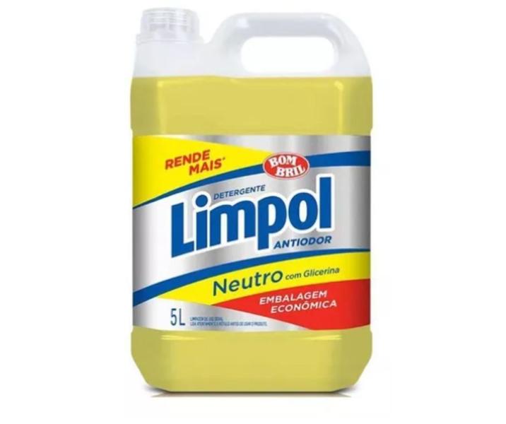 Imagem de Detergente Líquido Limpol 5 litros Neutro Embalagem Econômica