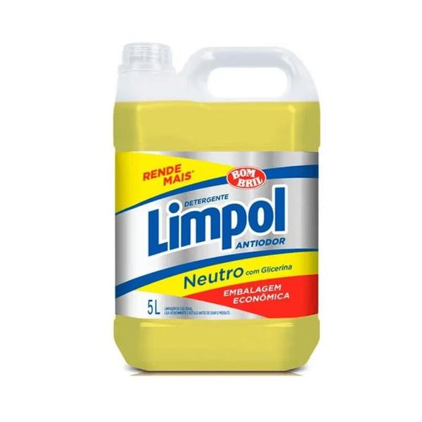Detergente Neutro com Glicerina Limpol 5 litros - 000000050 Detergente Neutro com Glicerina Limpol 5 litros - 000000050