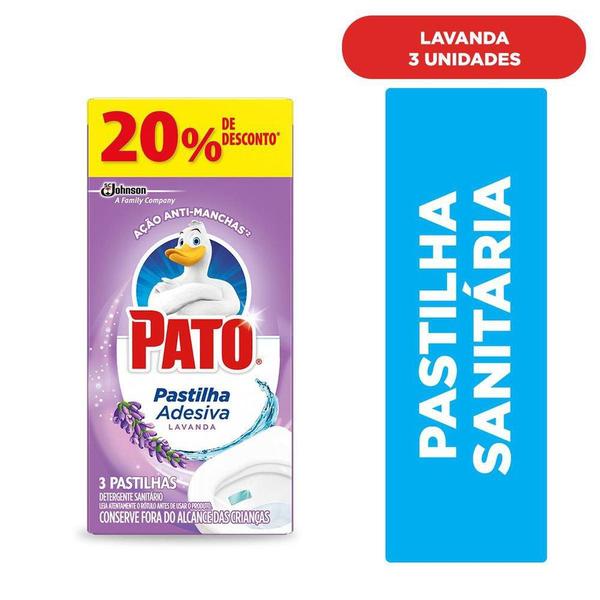 Imagem de Detergente Sanitário Pato Pastilha Adesiva Lavanda