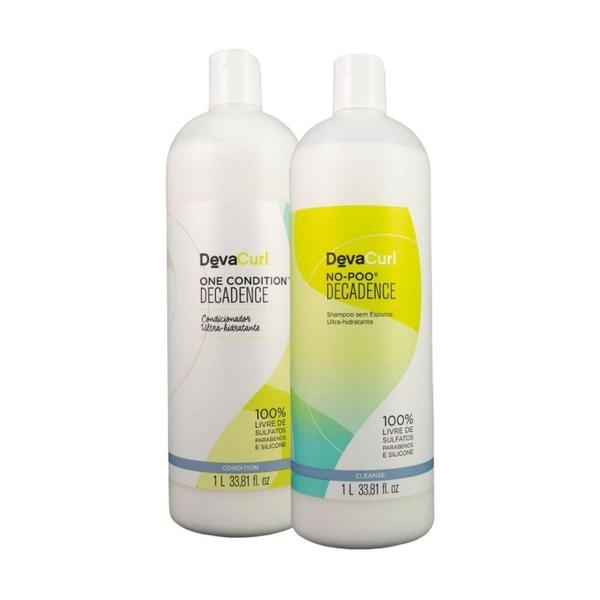 DevaCurl No-Poo Decadence Kit Shampoo e Condicionador 1L Imagem de DevaCurl No-Poo Decadence Kit Shampoo e Condicionador 1L