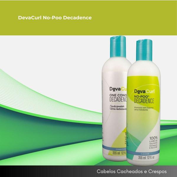 Imagem de DevaCurl No-Poo Decadence Kit Shampoo e Condicionador 355ml