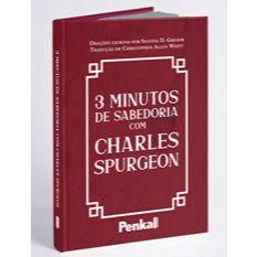 Imagem de Devocional 3 Minutos de Sabedoria  Charles Spurgeon  Vermelho  Luxo