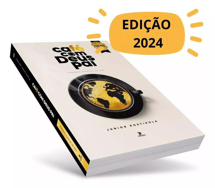 Devocional Café Com Deus Pai Porções Diárias De Paz Junior Rostirola Edição 2024 Lança... Devocional Café Com Deus Pai Porções Diárias De Paz Junior Rostirola Edição 2024 Lança...