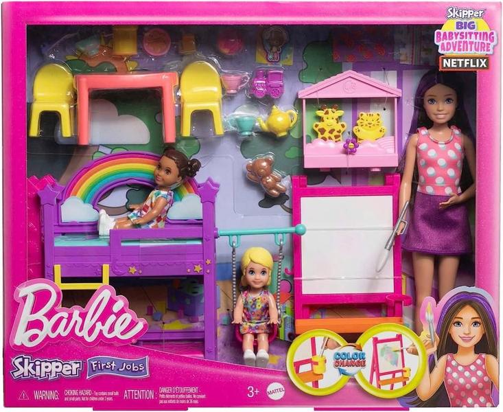 Dia Na Creche Barbie Skipper - Mattel HND18 Imagem de Dia Na Creche Barbie Skipper - Mattel HND18