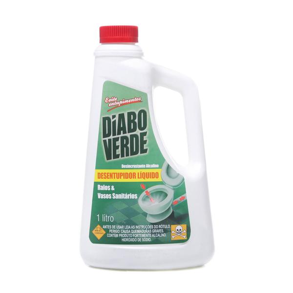 Diabo Verde desentupido LIQUIDO , 1-L,para vasos e pias e ralos Imagem de Diabo Verde desentupido LIQUIDO , 1-L,para vasos e pias e ralos