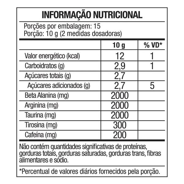 Imagem de Diabo Verde  Pre-Workout Frutas Amarelas 150G-  FTW