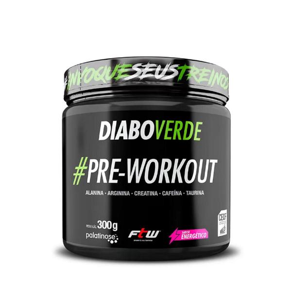 Imagem de DIABO VERDE PRE WORKOUT (FRUTAS AMARELAS) (300g) - FTW