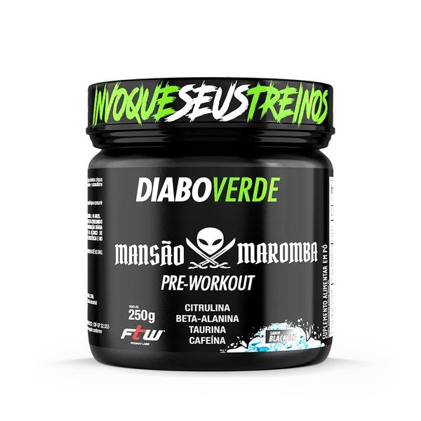 Imagem de Diabo Verde Pre-Workout Mansão Maromba 250g - FTW Fitoway