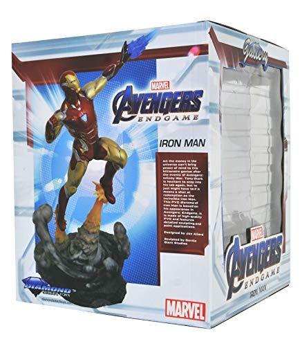 Imagem de DIAMANTE SELECIONA BRINQUEDOS Galeria Marvel: Vingadores Endgame Homem de Ferro Mk85 Figura de PVC, Multicolor