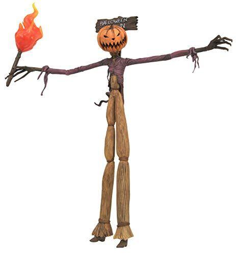 Imagem de DIAMOND SELECT TOYS O Pesadelo Antes do Natal Melhor da Série: Pumpking King Jack Action Figure, Multicolor