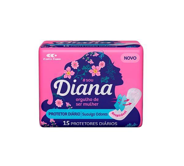 Imagem de Diana protetor diario c/ 15 unidades