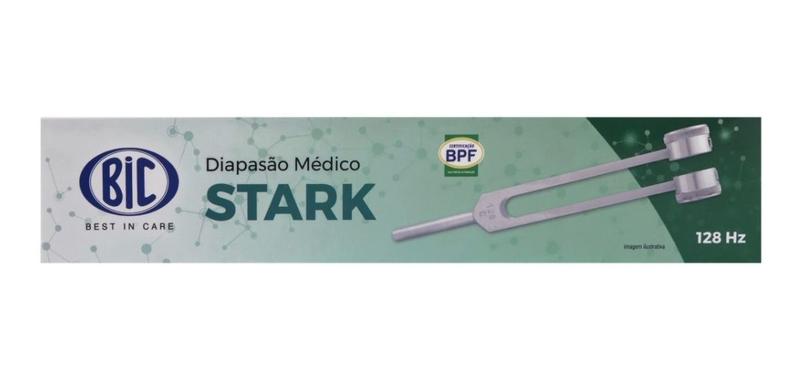 Imagem de Diapasão Médico Com Fixador 128 Hz Em Aluminio - Bic