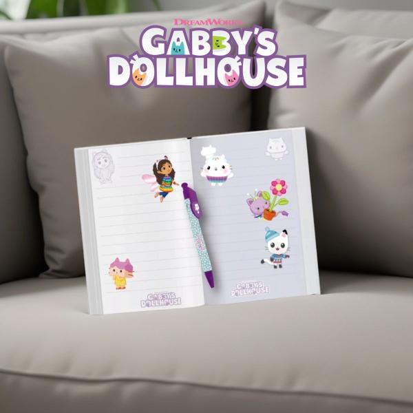 Imagem de Diário de Pelúcia Infantil Gabby's Dollhouse Rosa F0139-7 - Fun