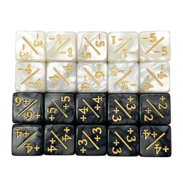 Imagem de Dice contadores Token Dice, D6 Dice compatível com acessórios do jogo de cartas, 10 pcs