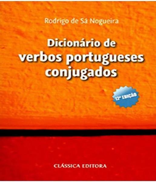 Imagem de Dicionario de verbos portugueses conjugados - CLASSICA EDITORA