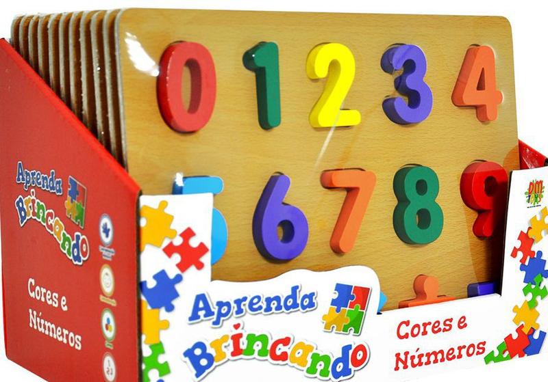 Imagem de Didaticos aprenda brincando cores e números - dm toys