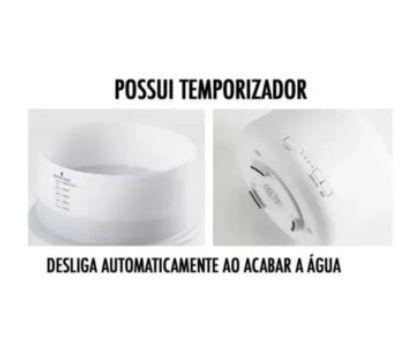 Imagem de Difusor Aromatizador Umidificador  500ml de Ar Luz Luminária Abajur Com Luz 7 Cores Led Com Controle