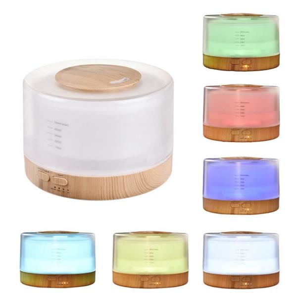 Imagem de Difusor Aromatizador Umidificador Aroma terapia Led luz névo Aroma Ultrassônico l Difusores Controle