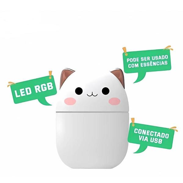 Imagem de Difusor De Ambiente Com Led Rgb E Umidificador Doméstico